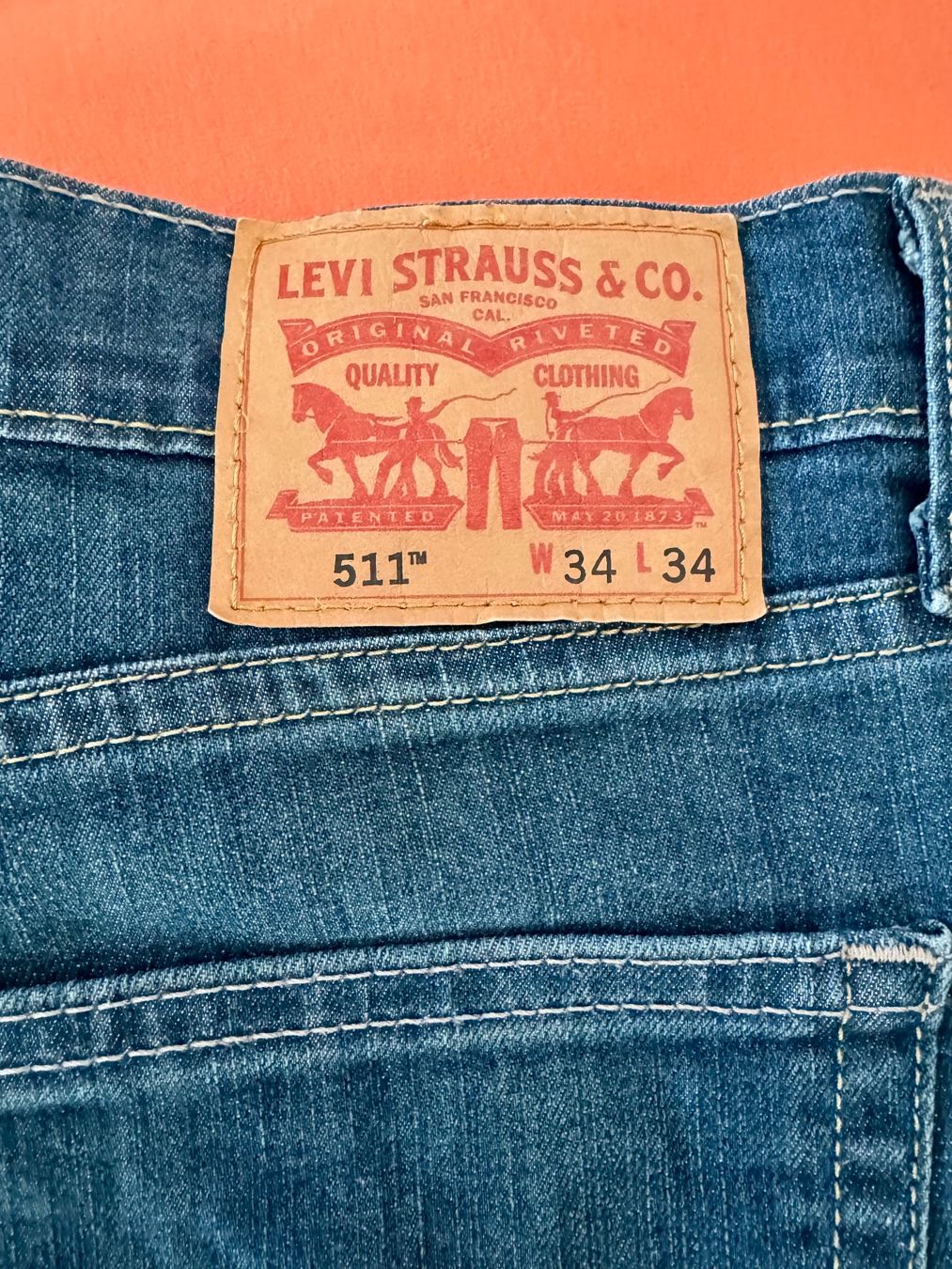 Levi's Jeans: Levis Jeans 511, 34 x 34 blau – Usato da Bonstetten venduto da Moeriger 1