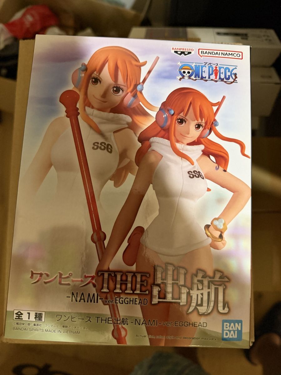 Bandai Statuette: One Piece Nami EggHead version – Nuovo e nell'imballaggio originale da Thalheim AG venduto da Luca.98