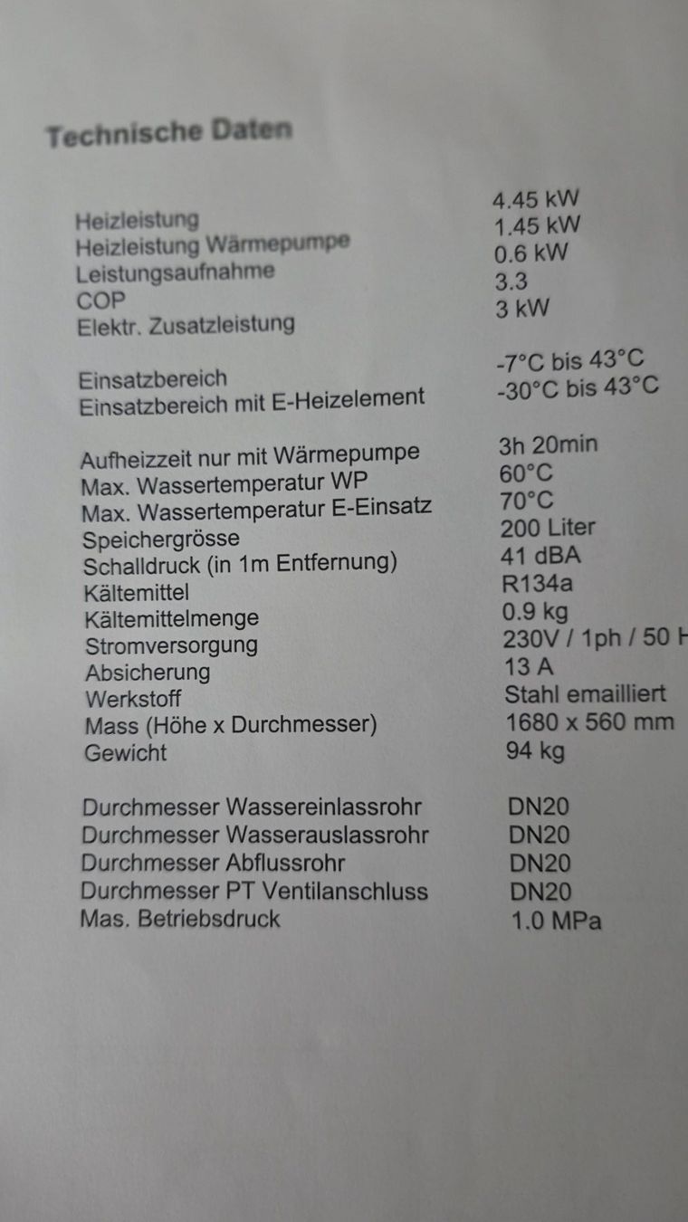 Sanitär: Wärmepumpenboiler 200 Liter – Gebraucht aus Gelterkinden von Mohli0 9