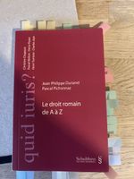 Livre Quid iuris Le droit romain de A à Z état neuf