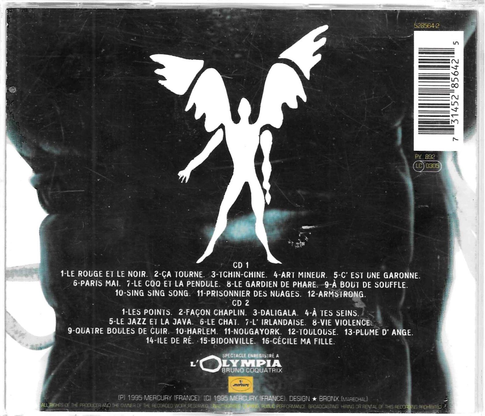 CD: Claude Nougaro 2 CD's - The Best de scène – Usato da Savagnier venduto da Ne2065 1