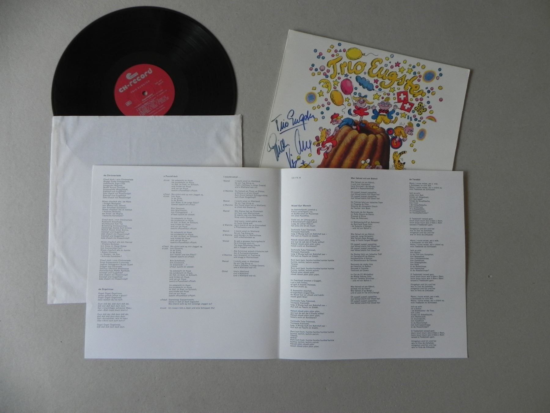 Dischi in vinile: 3 LP Volksmusik Trio Eugster Autogramm – Usato da Siebnen venduto da krimsie 8