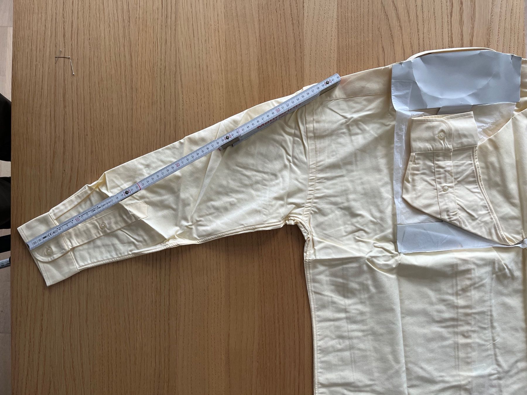 Ralph Lauren Camicie: Ralph Lauren button down Hemd hellgelb, Grösse 15 - 33 – Nuovo (secondo la descrizione) da Netstal venduto da spaltflo01 6
