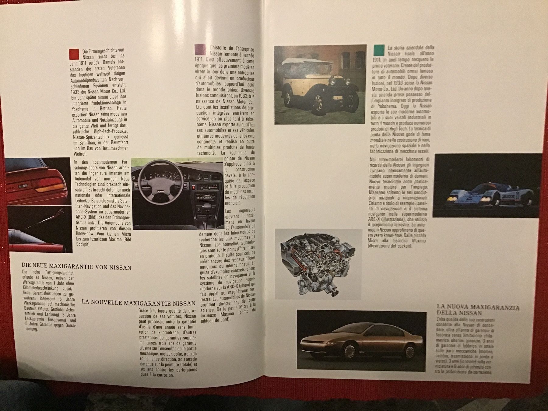 Nissan Documenti: Nissan Programm Verkaufsprospekt 1989 – Usato da Scherzingen venduto da Starseller62 1