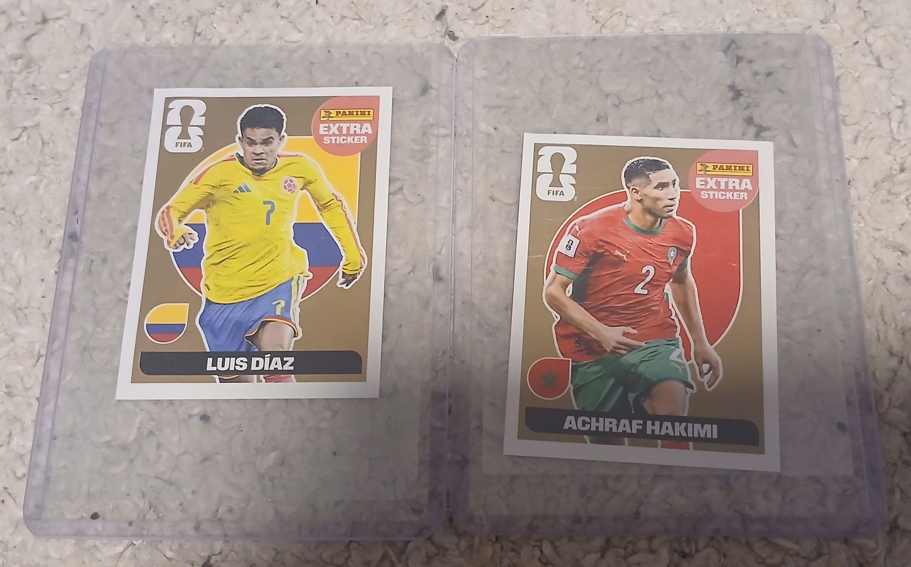 Panini Sammelbilder & Trading cards: SET GOLD DIAZ UND HAKIMI – Gebraucht aus Dietikon von Jonas_8953