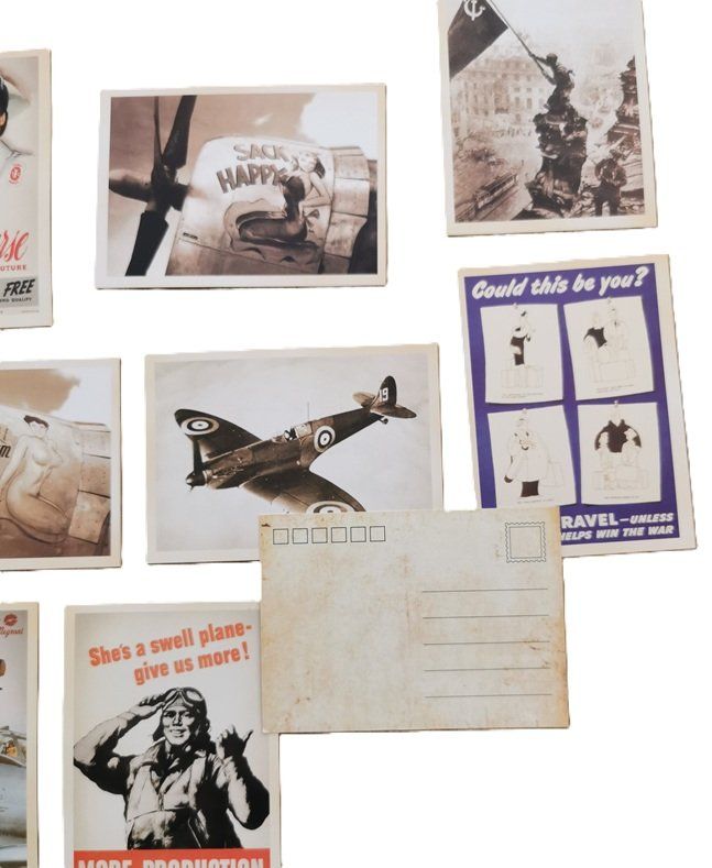 Cartoline postali: Flieger USA Vintage  (9 Postkarten) – Nuovo (secondo la descrizione) da Wilen b. Wollerau venduto da morethanmusic 1