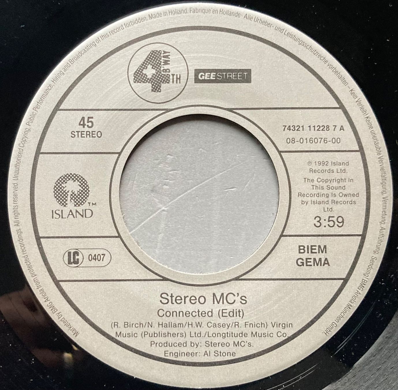 Schallplatten: STEREO MC'S - CONNECTED – Gebraucht aus Poliez-Pittet von Newtown-Records 2