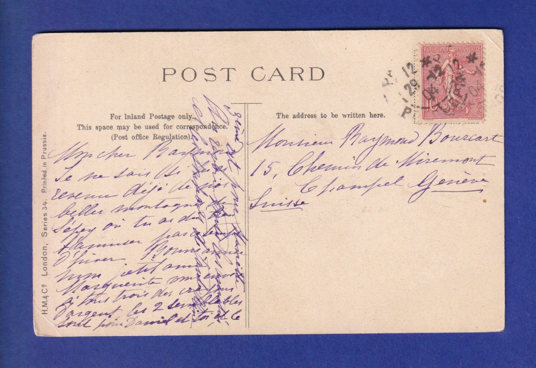 Cartoline postali: ANE et OISEAU // pli d'angle // – Usato da Pully venduto da nicecards-shop 1