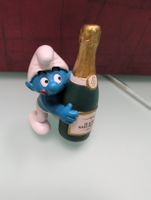 Figurine Schtroumpf avec Champagne "Happy Smurf"