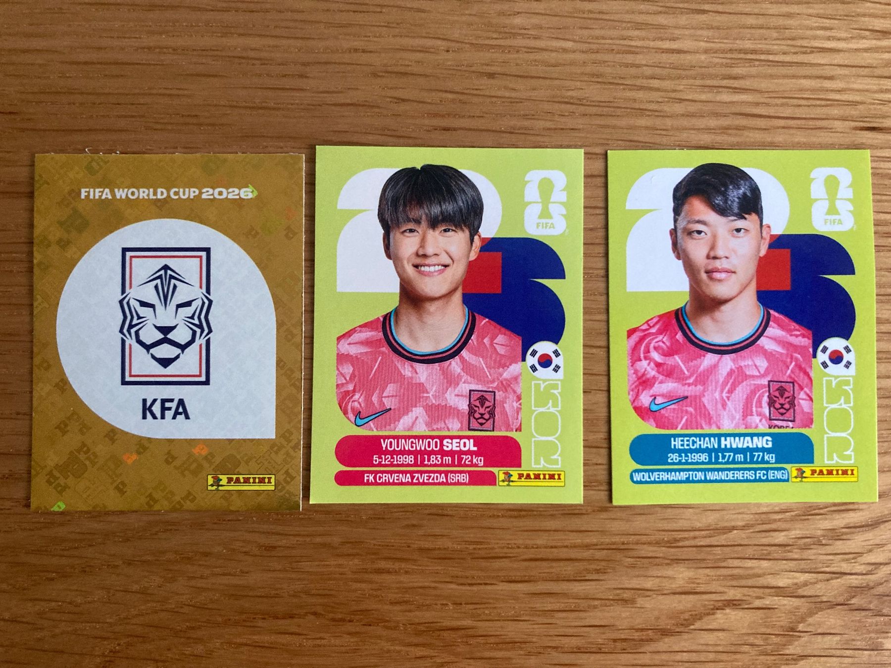Panini Carte collezionabili: WM Sticker KOR 1, 6, 19 – Nuovo (secondo la descrizione) da Winterthur venduto da Whitefish