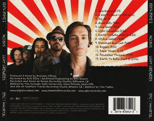 CD: CD Incubus - Light grenades (2006) – Usato da Möriken AG venduto da mineralia 1