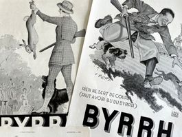 Byrrh Apéritif - 4 alte Werbungen / Anciennes réclames 1930