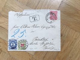 1886, Brief aus Deutschland nach Neunkirch