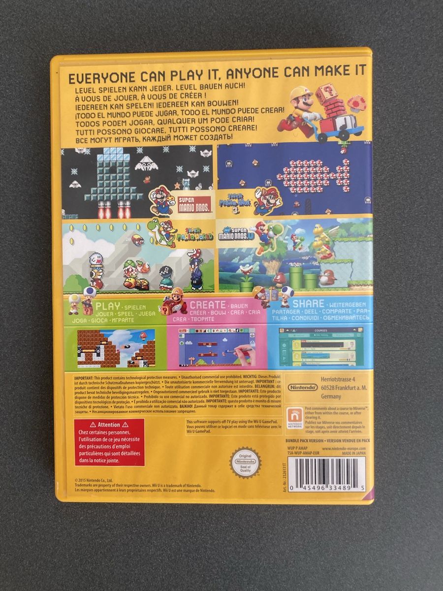 Nintendo Jeux: 5 Nintendo Wii U Games – D'occasion à Düdingen par erw_6lgf 6