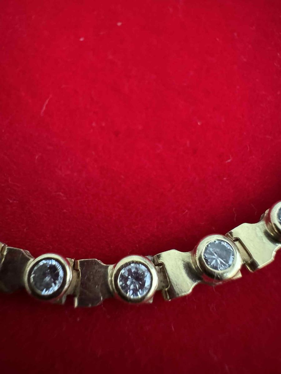 Bracciali & Braccialetti: 18 Karat Goldarmband mit Steine – Nuovo (secondo la descrizione) da Kerns venduto da OlSecHand01 1