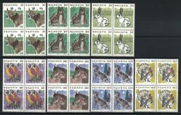 1990/93, Tiere I, Viererblöcke **
