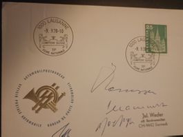 Fritz Honegger †1999 & J.P. Delamuraz †98 - alt  Bundesräte