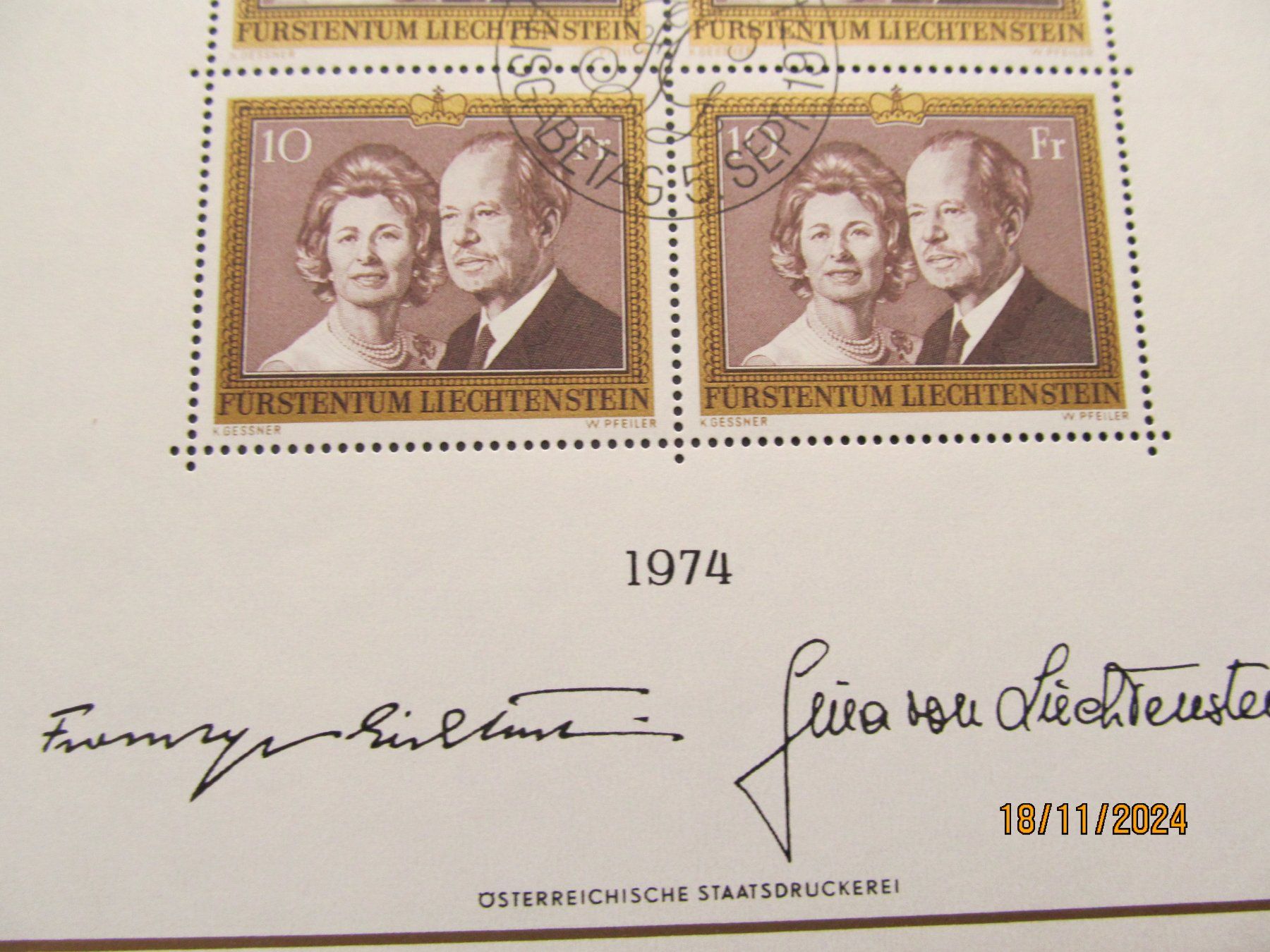Tutti i francobolli: Liechtenstein   Block – Nuovo (secondo la descrizione) da Hergiswil NW venduto da Panda1990 1