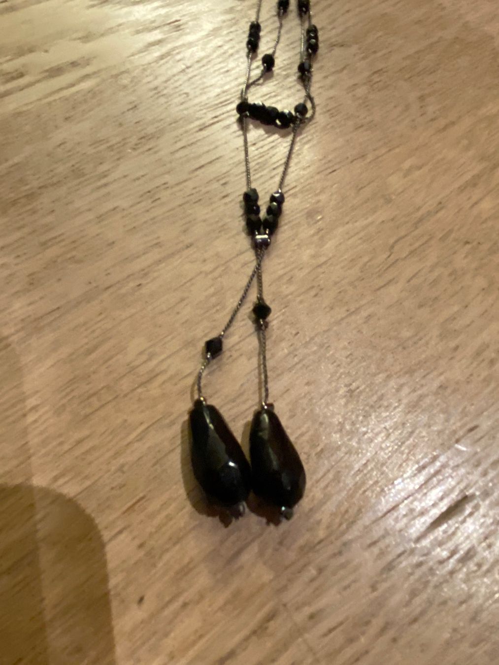 Catenine: Collier Halskette und Ohrringe schwarz – Usato da Oberrohrdorf venduto da Desteny1 3