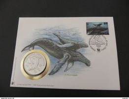 WWF Münzbrief Tonga Buckewal 1996