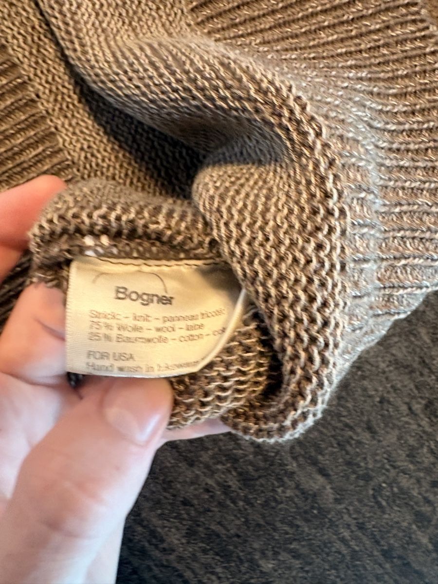 Bogner Maglioni & Felpe: Herren Pullover Bogner braun Wolle Baumwolle gemustert – Nuovo (secondo la descrizione) da Wädenswil venduto da tim_zdl8 4