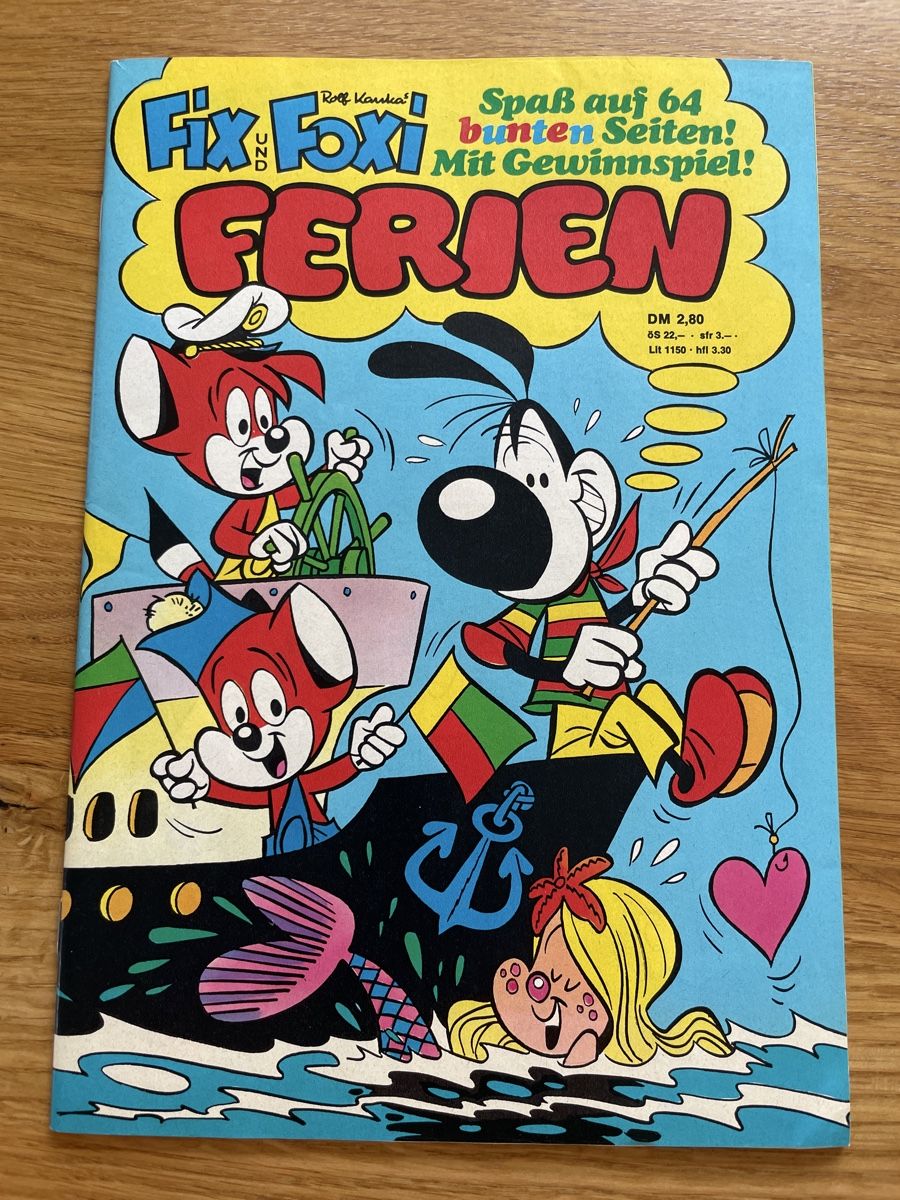 Fumetti: Einzigartiges Textmanuskript 1977. Fix und Foxi Sonderheft – Nuovo (secondo la descrizione) da unterkulm venduto da Hudigaegeler 1