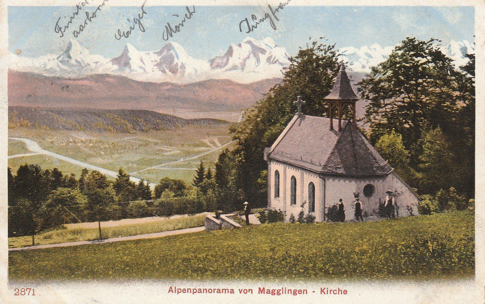 Ansichtskarten: AK Magglingen gel. 30.7.1905 – Gebraucht aus Fribourg von schnalla92