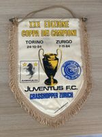 Wimpel Grasshopper Club Zürich - Juventus 1984