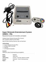 Nintendo SNES (PAL) Konsole mit Zubehör 
