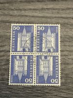 Briefmarken Helvetia Basel 50 Rappen 4er Block gestempelt