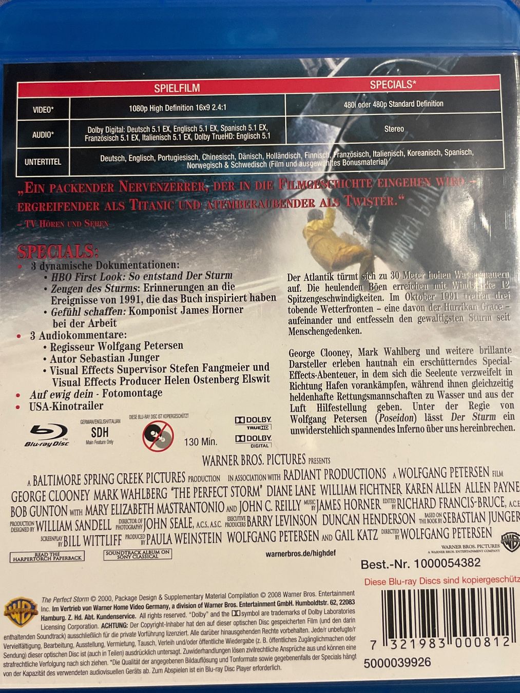 Alle DVDs: Der Sturm  (2000) – Gebraucht aus Waldenburg von Gonzo8 1
