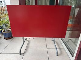 Schaffner Säntis Gartentisch 140x80 rot