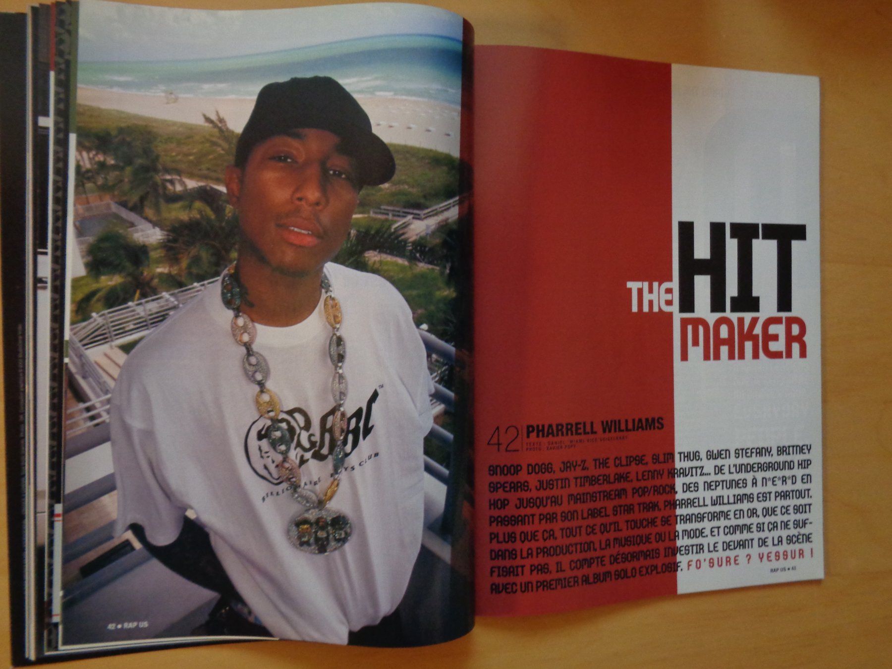 CD: Rap US Magazine 2005 Pharrell Bun B Jim Jones Clipse + CD – Usato da Romainmôtier venduto da Iguazu12 3