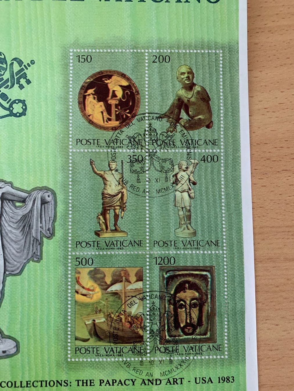 Alle Briefmarken: Vatikan Briefmarken Sammlung 1983 Kunst – Gebraucht aus Ibach von lisch3 3