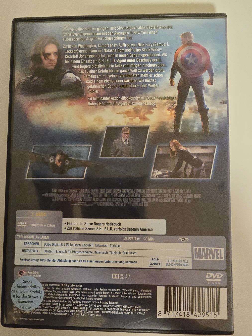 Tutti i DVDs: DVD - The Return of the First Avenger – Usato da Regensdorf venduto da isatoby9591 1