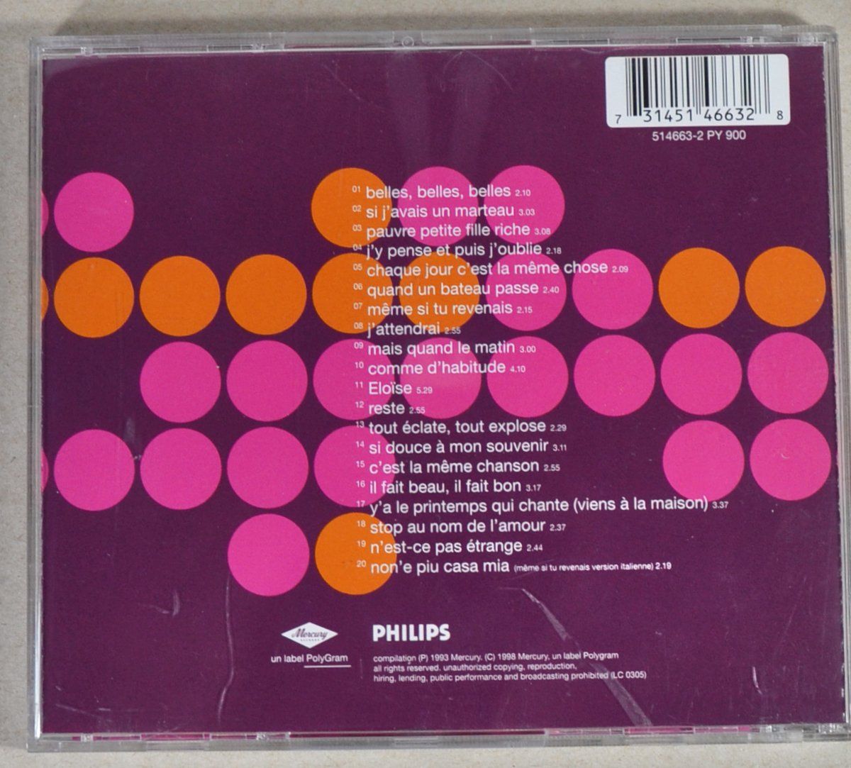 CDs: CD: CLAUDE FRANCOIS - Hommages – Gebraucht aus Frenkendorf von Yard-Sale-2000 1