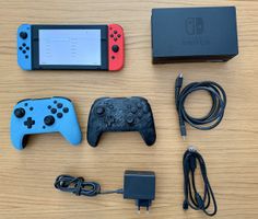 Nintendo Switch - inkl 2 Controller - Version 2021 - Top