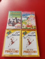 Kassette Pingu Barbie Pinocchio guter Zustand.