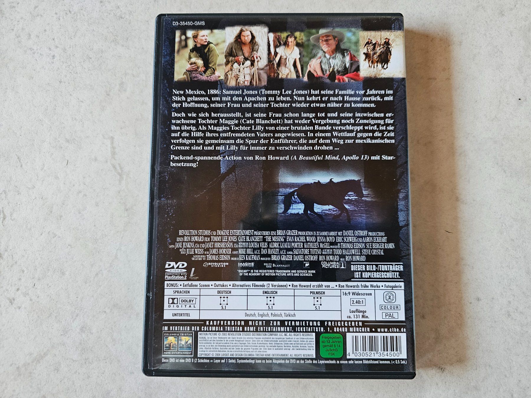 Tous les DVDs: The Missing – D'occasion à Schneisingen par backstore24 1