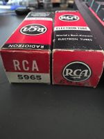 Röhren 5965 12AV7 E180CC Doppeltrioden Audio NOS NiB RCA