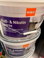 OBI Russ & Nikotin Sperre / Farbe Weiß / 3 x 10l