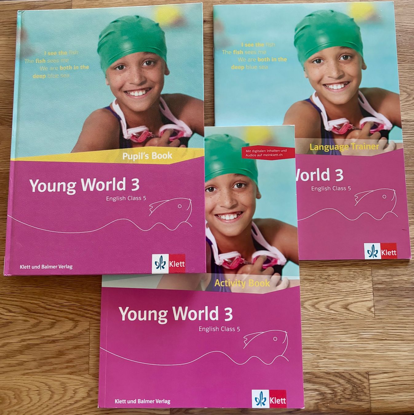 Bücher: Young World 3, komplettes 3-er Set - 5. Klasse – Gebraucht aus Lindau von Karekare
