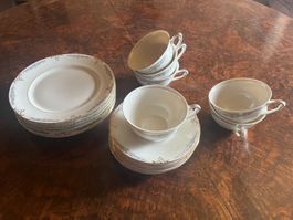 Kaffeeset mit Teller
