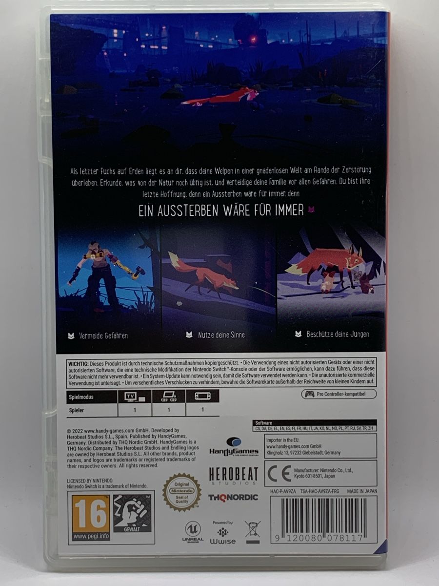 Nintendo Spiele: Endling - Extinction is Forever - Nintendo Switch – Gebraucht aus Ostermundigen von RG-Collector 1