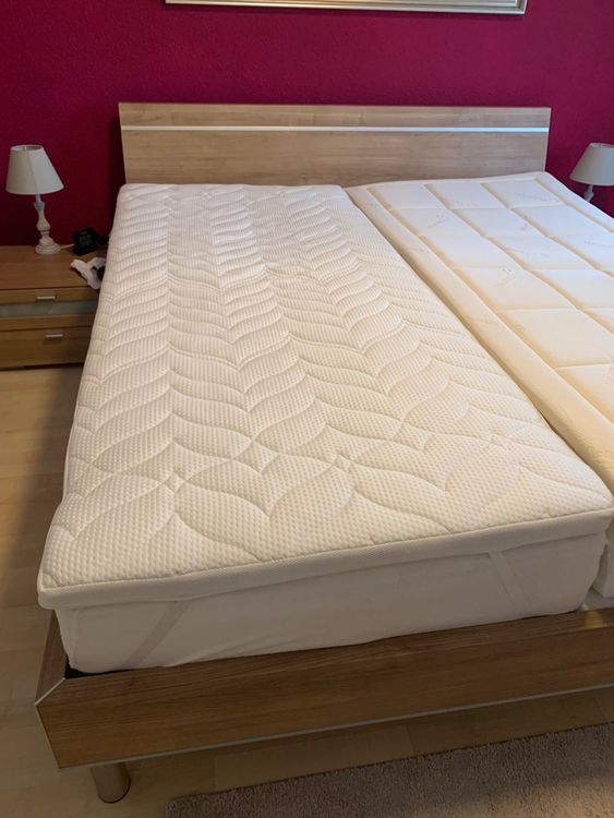 AM Qualitätsmatratzen topper zonder hoes – Made in Germany – aanpassingsgerichte & zachte schuim matrastopper 100×200 cm – OEKO-TEX® gecertificeerde matrastopper 100×200 (H2) voor boxspringbedden