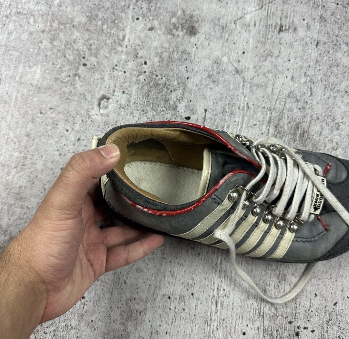 Dsquared2 Scarpe da uomo: Dsquared2 Schuh Kick it! Low top Sneaker – Usato da Bern venduto da nih_yc57 5