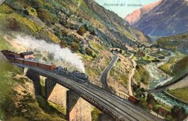 Giornico  TI   Leventina  --  Gotthard-Bahn  /  La Biaschina