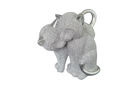 Figur Katze Silber