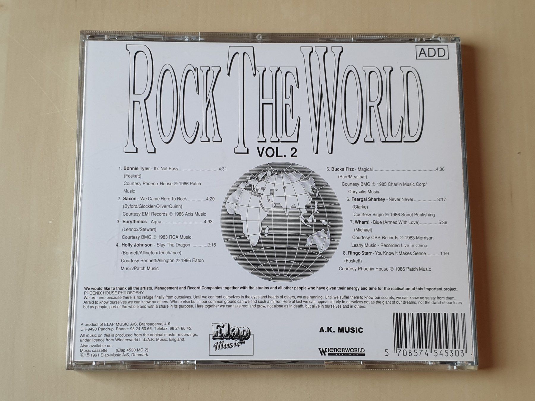 CD: Rock the World Vol. 2 – Usato da Stansstad venduto da collectorsshop 1