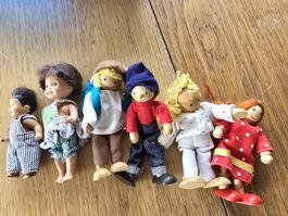 Puppenfiguren für Puppenstuben 